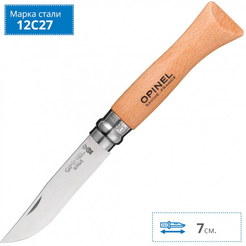 Складной нож Opinel Stainless steel №6 фото 6 Складной нож Opinel Stainless steel №6 фото 6