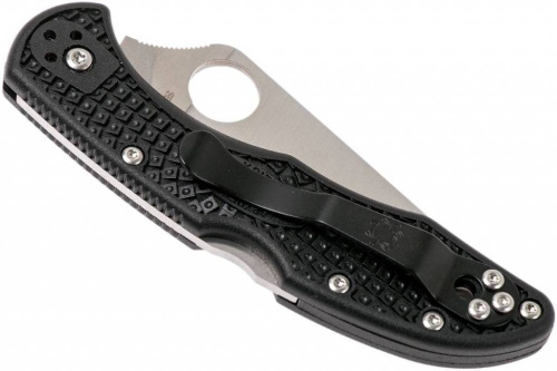 Складной нож Spyderco Delica 4 Flat Ground - 11FPBK фото 12