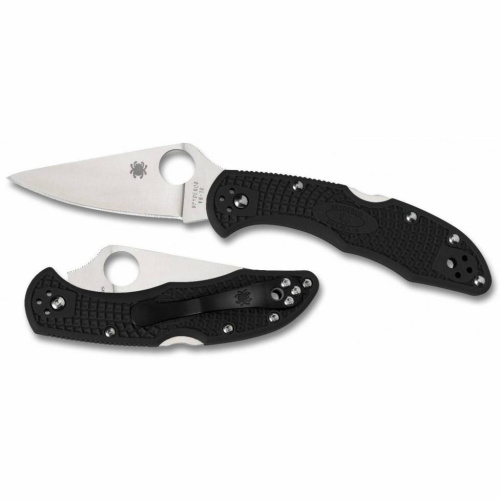 Складной нож Spyderco Delica 4 Flat Ground - 11FPBK фото 5